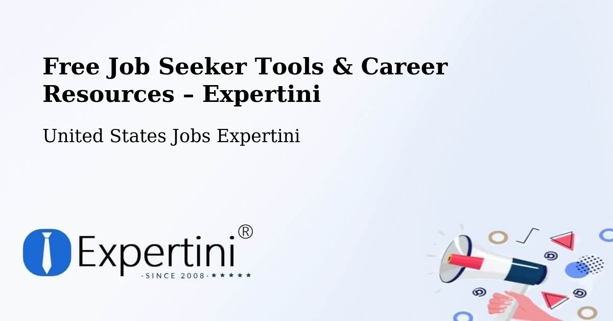 Free Job Seeker Tools & Career Resources – Conshohocken - Conshohocken, United States Jobs Expertini